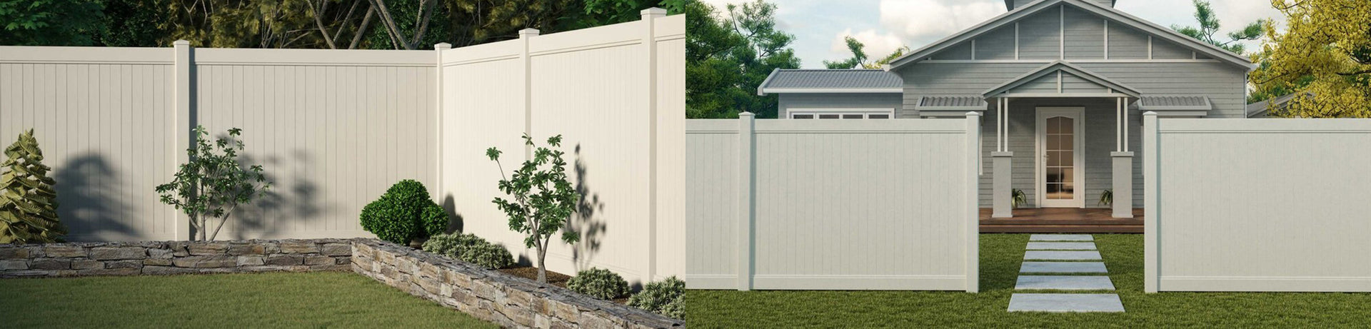 Full Privacy PVC Fencing