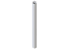 100 x 100 x 2.0mm ALUMINIUM POST (Screw Fluted) - In-Ground