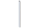 100 x 50 x 1.8mm ALUMINIUM POST (Screw Fluted) - In-Ground