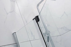 Fixed and Swing Bath Shower Screen, 6mm glass. - Image 2