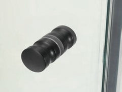 Frameless Fixed and Swing, Hinged Bath Shower Screen, 10mm glass. - Image 3