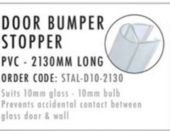 Matt Black 10mm Frameless Sliding Shower Screen, Highest Quality, Up to 1940mm wide - Channel Fit