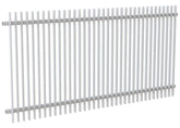 40x10 Aluminium Batten Fence Panel | Radiator Style 60mm Gap Australia
