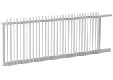 40x10 Aluminium Batten Sliding Gate | Radiator Style 80mm Gap Australia