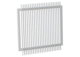 40x10 Aluminium Batten Swing Gate | Radiator Style 40mm Gap Australia