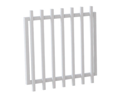 40 x 40mm Radiator Swing Gate – 120mm Gap | Aluminium Gate