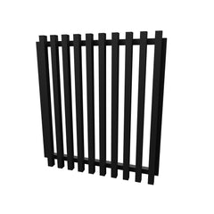 Aluminium Batten Pedestrian Gate, Custom cut to size. Up to 1200mm high x 1000mm wide