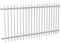 50x10 Aluminium Batten Fence Panel | Radiator Style 100mm Gap Australia