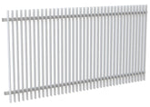 50x10 Aluminium Batten Fence Panel | Radiator Style 50mm Gap Australia