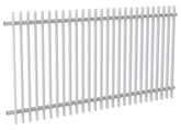 50x10 Aluminium Batten Fence Panel | Radiator Style 75mm Gap Australia