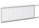 50x10 Aluminium Batten Sliding Gate | Radiator Style 100mm Gap Australia