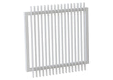 50x10 Aluminium Batten Swing Gate | Radiator Style 50mm Gap Australia