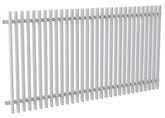 50x25 Aluminium Batten Fence Panel | Radiator Style 50mm Gap Australia