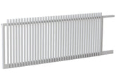 50x25 Aluminium Batten Sliding Gate | Radiator Style 50mm Gap Australia