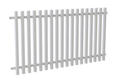50x50 Aluminium Batten Fence Panel | Radiator Style 75mm Gap Australia
