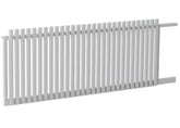 50x50 Aluminium Sliding Gate | Radiator Batten Gate 50mm Gap Australia