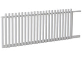 50x50 Aluminium Batten Sliding Gate | Radiator Style 75mm Gap Australia