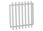 50x50 Aluminium Batten Swing Gate | Radiator Style 100mm Gap Australia
