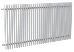 65x16 Aluminium Batten Fence Panel | Radiator Style 50mm Gap Australia