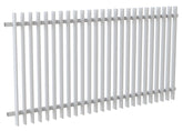 65x16 Aluminium Batten Fence Panel | Radiator Style 75mm Gap Australia