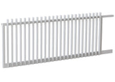 65x16 Aluminium Batten Sliding Gate | Radiator Style 100mm Gap Australia