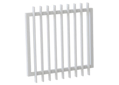 65x16 Aluminium Batten Swing Gate | Radiator Style 100mm Gap Australia