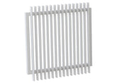 65x16 Aluminium Batten Swing Gate | Radiator Style 50mm Gap Australia
