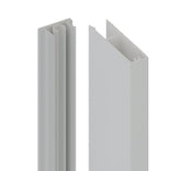 Nexia 65x16mm Aluminium BATTEN EXTRUSION AND CLIP - White - Image 1
