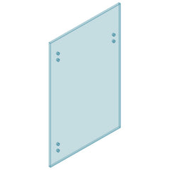 8mm Clear Toughened Heat Soaked Glass - MASTER RANGE GATE - 900mmW x 970mmH