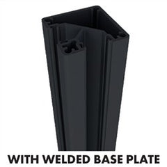 AUSTRALIS DELUXE BALUSTRADE - 90 Degrees BASE PLATED POST 1050mm