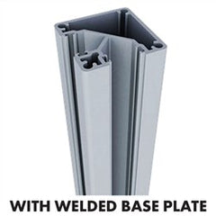 AUSTRALIS DELUXE BALUSTRADE - 90 Degrees BASE PLATED POST 1050mm
