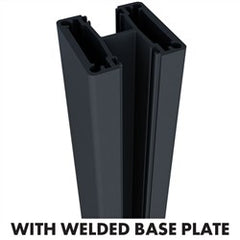 AUSTRALIS DELUXE BALUSTRADE - TWO WAY BASE PLATED POST 1050mm