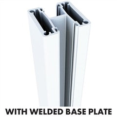 AUSTRALIS DELUXE BALUSTRADE - TWO WAY BASE PLATED POST 1050mm