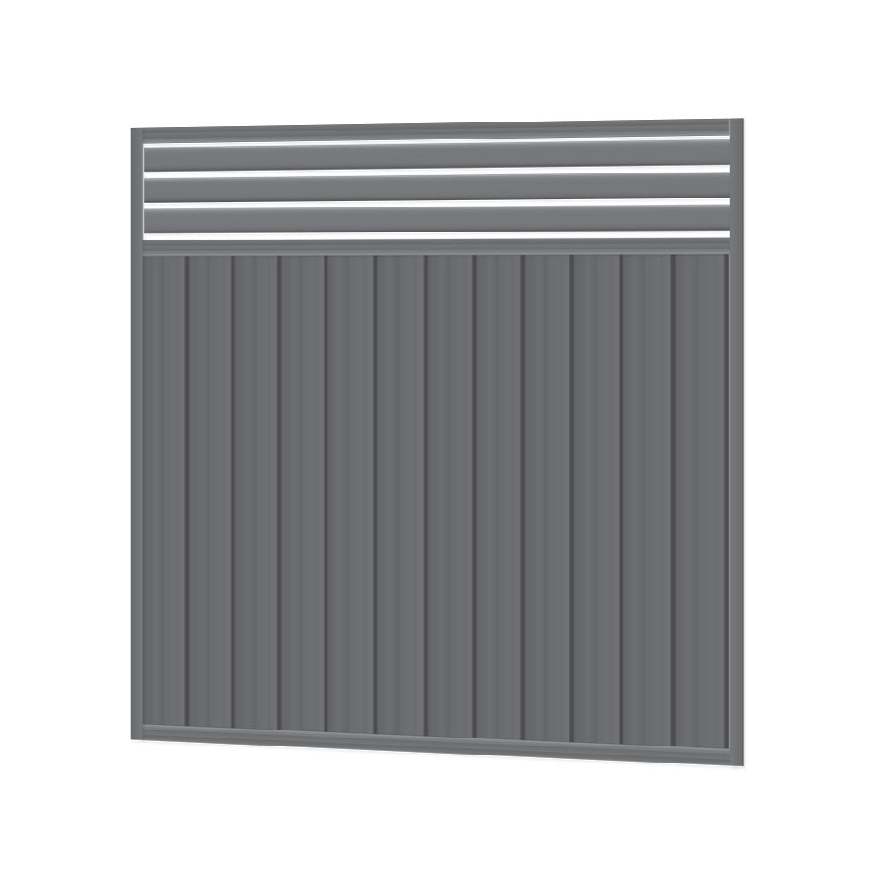 1800mm high x 1720mm Colorbond Breezeway Fencing Gate 100% Australian Made, 2x Sheets, 2x Gate Stiles, 3x Gate Rails, 3x Slats, Screws. - Image 1