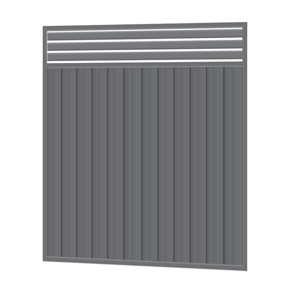 2100mm high x 1720mm Colorbond Breezeway Fencing Gate 100% Australian Made, 2x Sheets, 2x Gate Stiles, 3x Gate Rails, 3x Slats, Screws. - Image 1