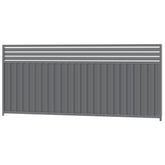 1500mm high x 3180mm Colorbond Breezeway Fencing Panel 100% Australian Made, 4x Sheets, 2x Channel Posts, 3x Rails, 3x Slats, 2x Breezeway Posts, Screws.