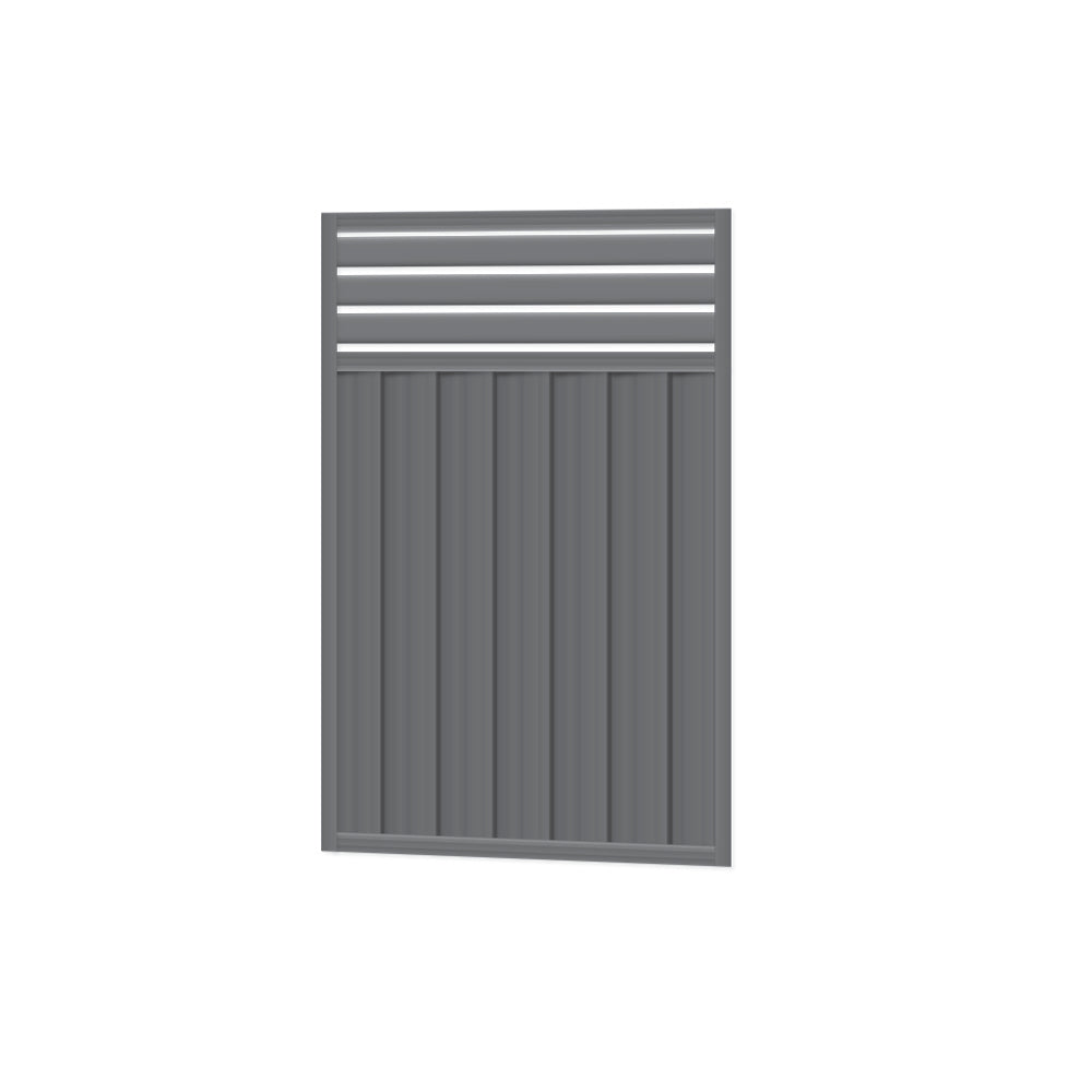 1500mm high x 930mm Colorbond Breezeway Fencing Gate 100% Australian Made, 1x Sheet, 2x Gate Stiles, 3x Gate Rails, 3x Slats, Screws. - Image 1