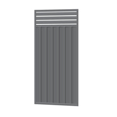 2100mm high Colorbond Breezeway Fencing Gate 100% Australian Made (930mm wide) 1x Sheet, 2x Gate Stiles, 3x Gate Rails, 3x Slats, Screws. - Image 1