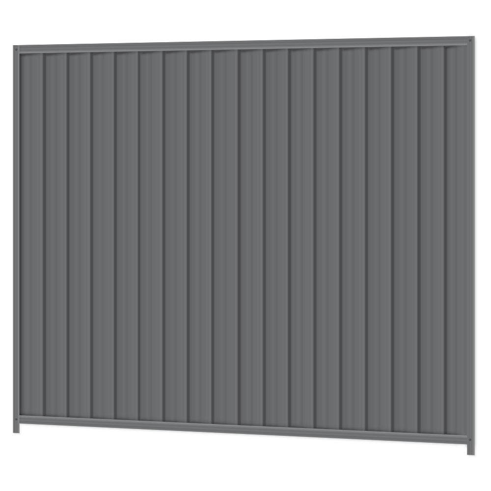 2100mm high x 2400mm Colorbond Fencing Panel 100% Australian Made, 3x Sheets, 2x Posts, 2x Rails, Screws. - Image 1