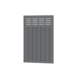 Colorbond Slat FX Gate - 930 x 1500mm 1x Sheet, 2x Stiles, 3x Rails, 1x Infill sheet, Screws.