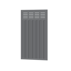 Colorbond Slat FX Gate - 930 x 1800mm 100% Australian Made (930mm wide) 1x Sheet, 2x Stiles, 3x Rails, 1x Infill sheet, Screws.