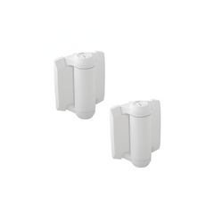 D&D TruClose Std Hinge Pair - White Nylon - Image 1