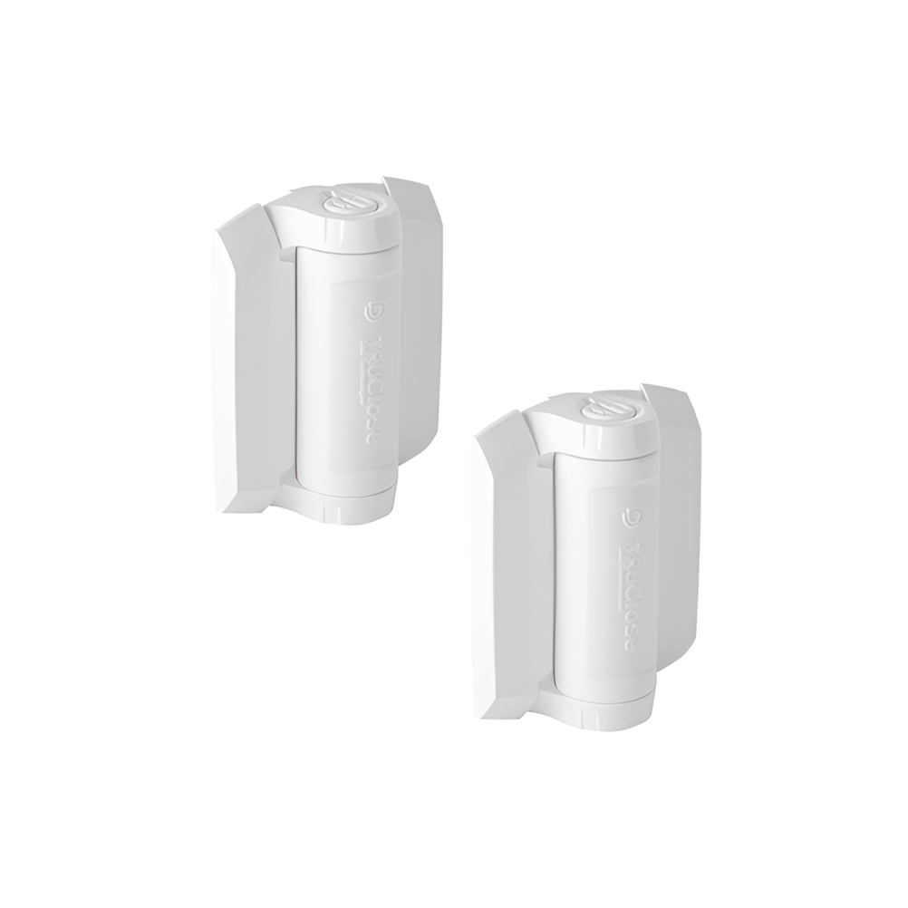 D&D TruClose H/Duty Hinge Pair - White - Image 1