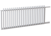 50x25 Aluminium Batten Sliding Gate | Radiator Style 75mm Gap Australia