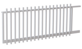 40 x 40mm Radiator Sliding Gate – 120mm Gap | Custom Aluminium