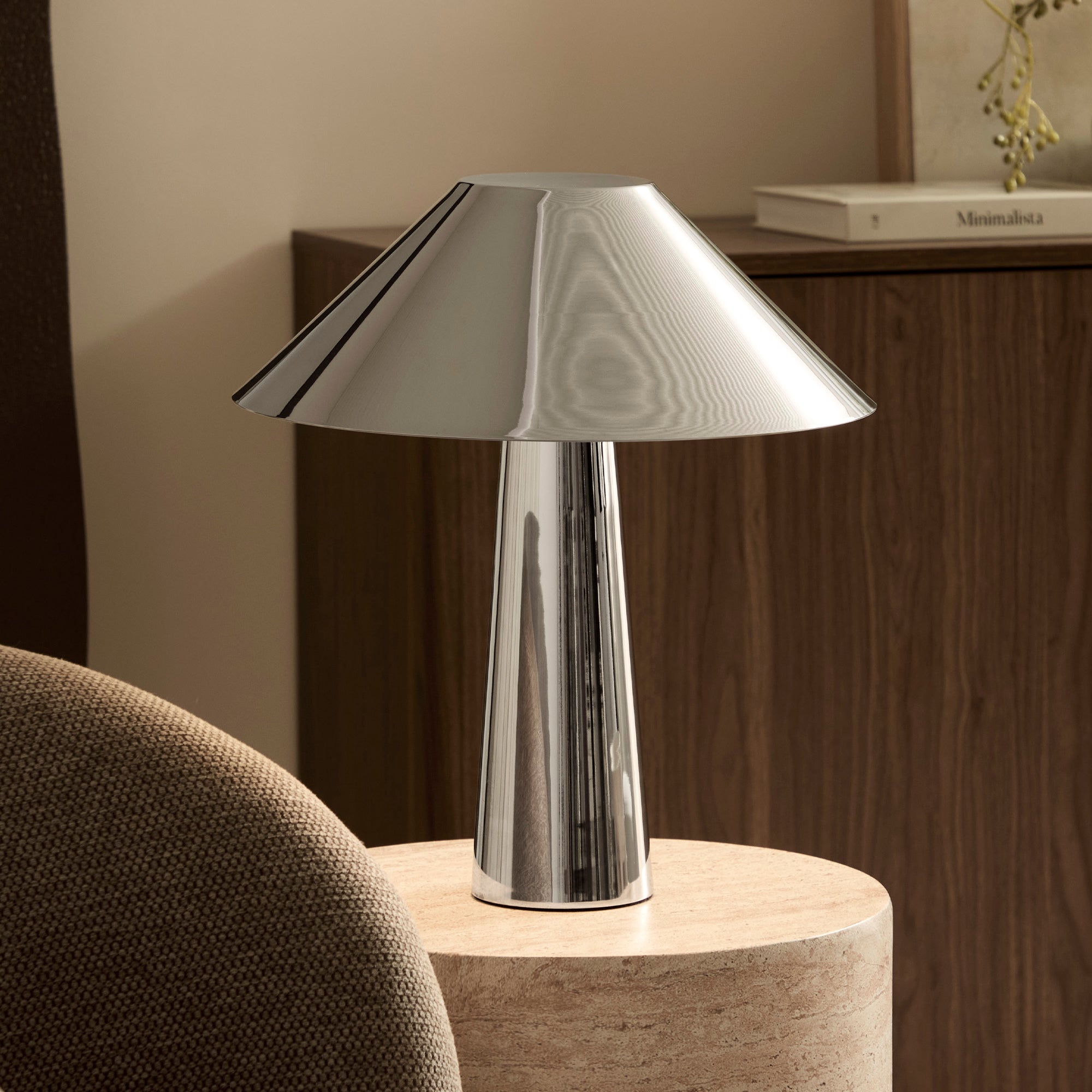Nova Table Lamp Chrome lifestyle image