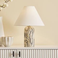 Arabella Marble Table Lamp Jade lifestyle image