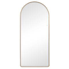 Luna 180cm Arch Front Illuminated Mirror Gold product image 2