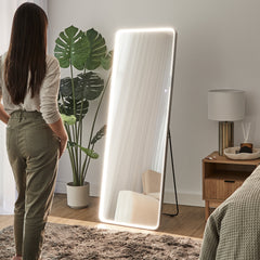 Front Illuminated LED Standing Mirror product image 4