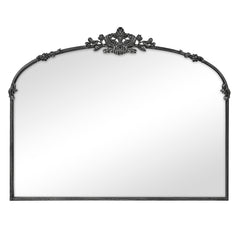Florence 100cm Baroque Mirror Black product image 2